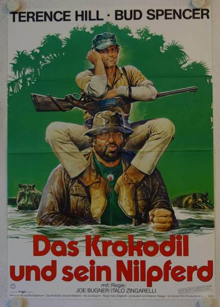 Das Krokodil und sein Nilpferd originales deutsches Filmplakat